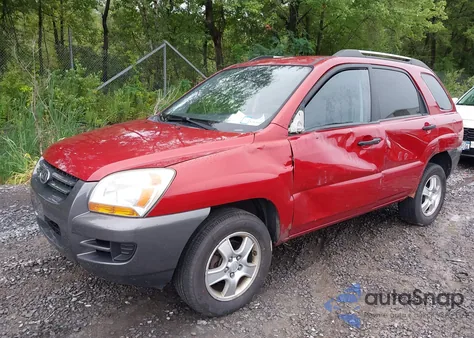 2008 Kia Sportage Lx z USA, uszkodzony, nr VIN KNDJE724X87541137